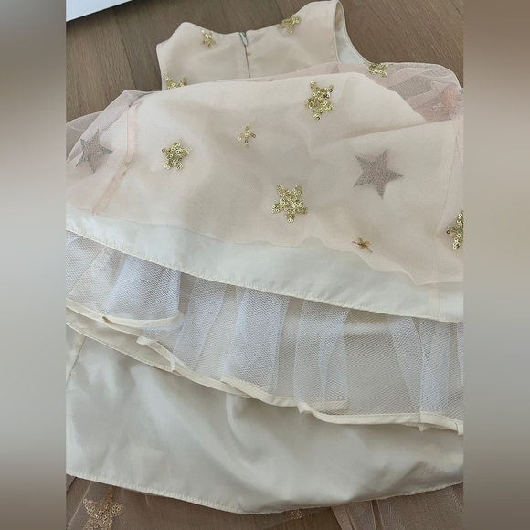 Pippa and Julie blush pink star sequin dress - Picture 2 of 2